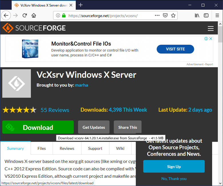 sourceforge xming